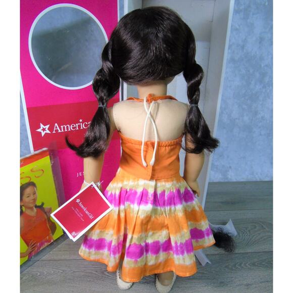 NEW American Girl 18" JESS DOLL In MEET OUTFIT Girl Of Year 2006 Shoes Book BOX! - Picture 3 of 12